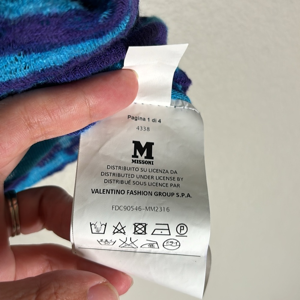 Beautiful M Missoni Animal Print Wool Blend Top - Picture 5 of 9